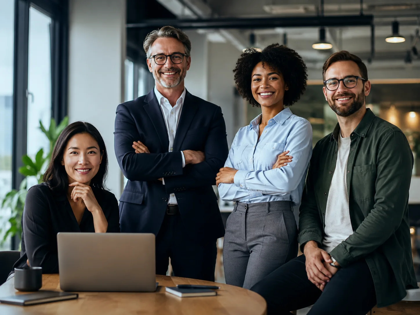 A confident business and technology team aligned around a cybersecurity improvement plan